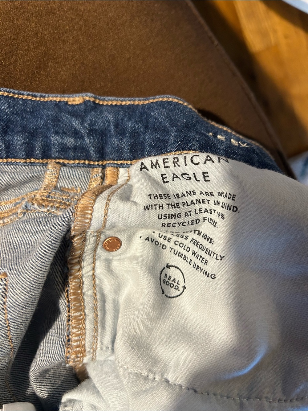 American Eagle Dark Blue Denim Jeans - Classic Indigo